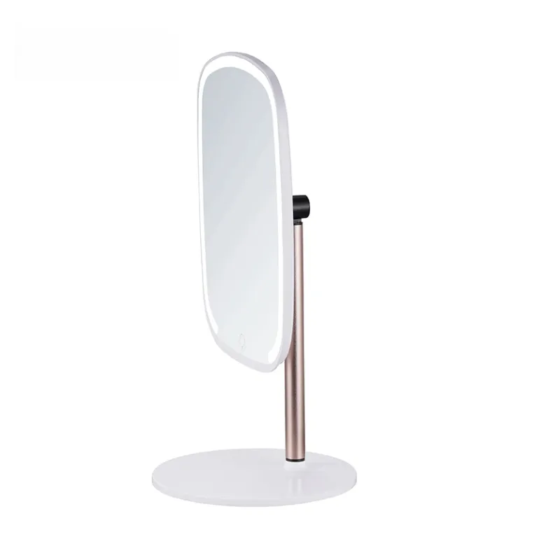 Extralink | Makeup mirror | white illuminated adjustable 180