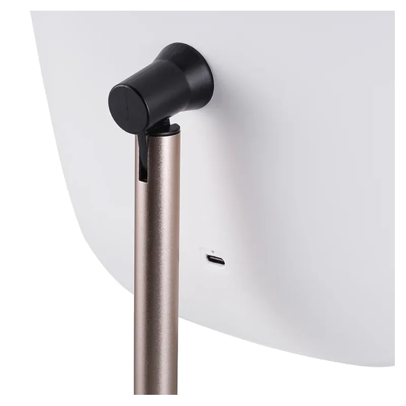 Extralink | Makeup mirror | white illuminated adjustable 180