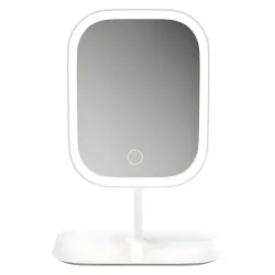 Extralink | Makeup mirror | white illuminated with magnification