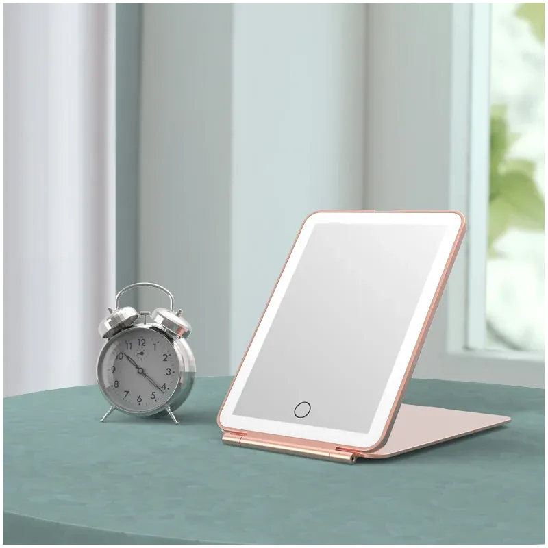 EXTRALINK LUSTERKO ROZKŁADANE RÓŻOWE USB