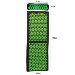 Manta de Acupressão Extralink, Conjunto com Almofada para Dor nas Costas, Grande XXL Akumata