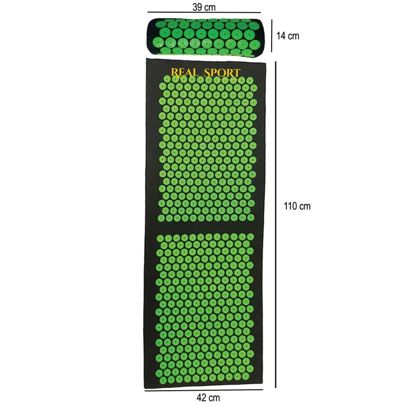 Manta de Acupresión Extralink, Set con Almohada para el Dolor de Espalda, Grande XXL Akumata