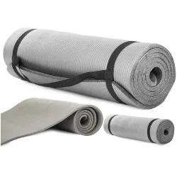 Extralink | Trainingsmatte | Fitness, Yoga, Aerobic, grau, 180x60cm