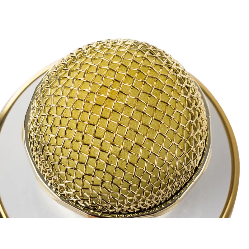 Extralink | Micrófono inalámbrico | con altavoz, Bluetooth, dorado