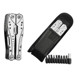 Extralink | Multiutensile | coltello tascabile, 23 in 1, con custodia, argento