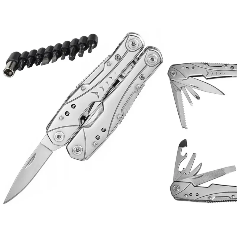 Extralink | Multiherramienta | navaja de bolsillo, 23 en 1, con estuche, plateada