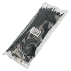 Кабельная стяжка Extralink, черная стяжка 5x250мм (упаковка 100шт.)