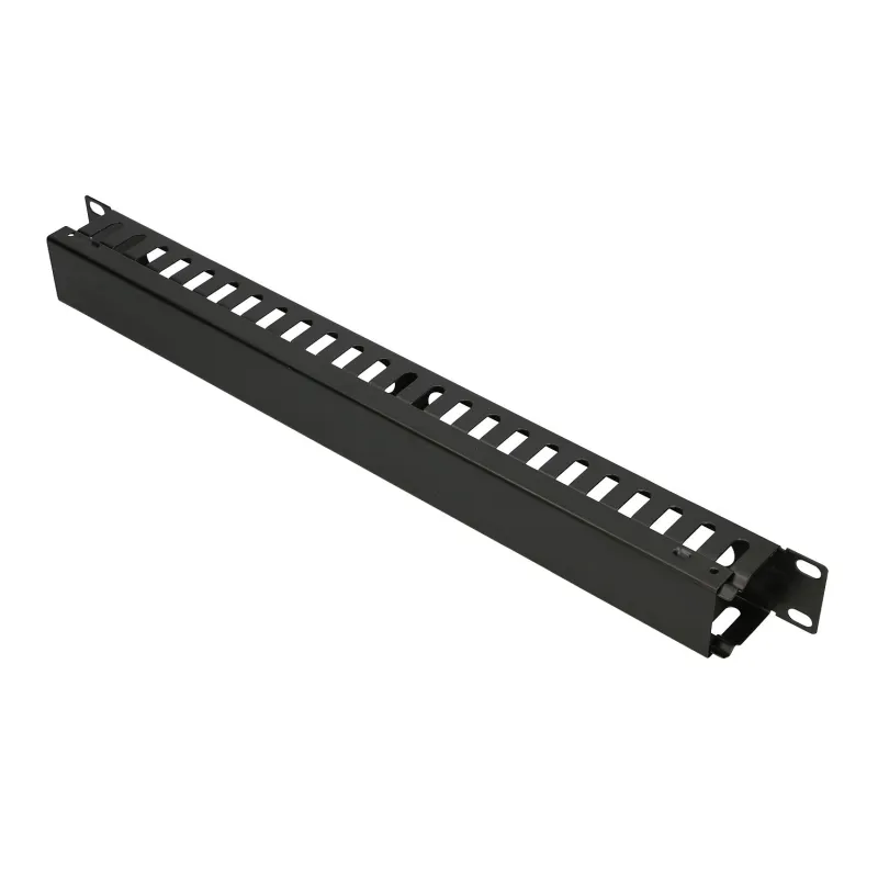 Органайзер кабелей Extralink, 1U 19" с металлической крышкой