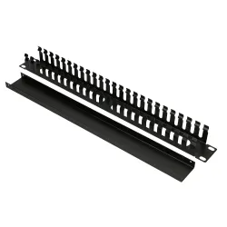 Extralink | Organizzatore di cavi | 1U con copertura in metallo