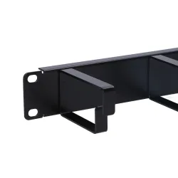 Extralink | Organizzatore di cavi | 1U, nero