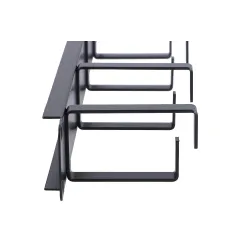 Extralink | Kabelorganizer | 1U, schwarz