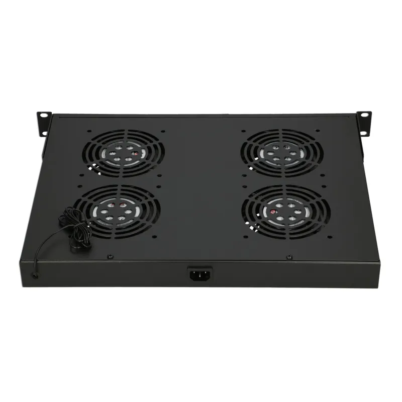 Extralink | Fan panel | 19", 4 fans, for rack cabinets, with thermostat