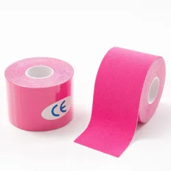 Cinta de Kinesiología Extralink, Tiras Kinesiotaping, Cinta Deportiva, Pro 5mx5cm Rosa