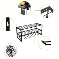 Extralink Garaj Rafı, Elektrikli Aletler için Duvara Monte Araç Organizeri