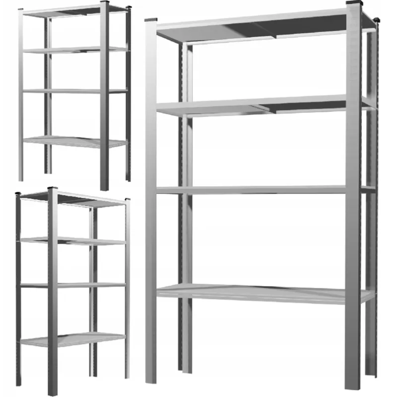 Prateleira de metal Extralink, 4 prateleiras 150x75x30cm 50 kg