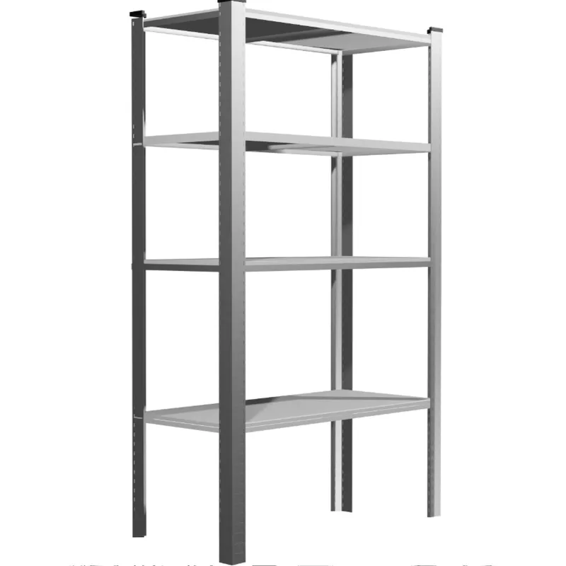 Extralink | Regał metalowy | 4-poziomowy 150x75x30cm 50 kg