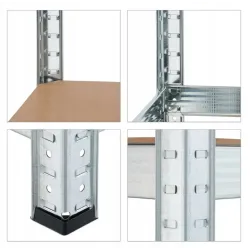 Estantería Extralink, 5 Niveles 180x40x40cm 175 kg