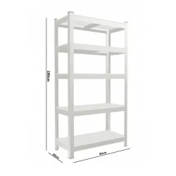 Полка Extralink, 5 уровней 180x90x30см 175 кг