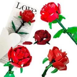 Rosa Vermelha Extralink, Conjunto de Blocos de Construção de Flores