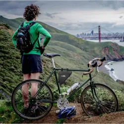 Bolsa de bicicleta Extralink, bolsa de marco inferior para bici