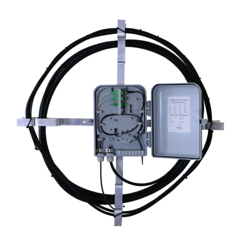 Extralink | Cuadro de reserva del cable | 700 x 700 x 100 + con soporte de cable tipo ''drop'' 160mm