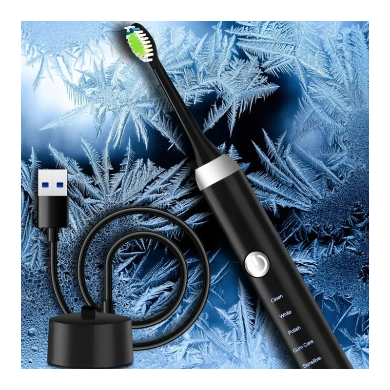 Extralink Sonic Diş Fırçası, Siyah, 5 Mod