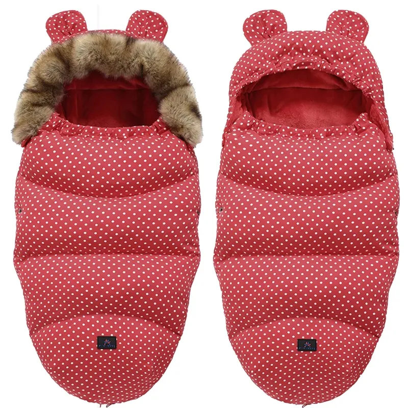 Extralink Bebek Uyku Tulumu, Puset, Oto Koltuğu ve Kızak için - Kulaklı, Yalıtımlı, Polar, 100cm