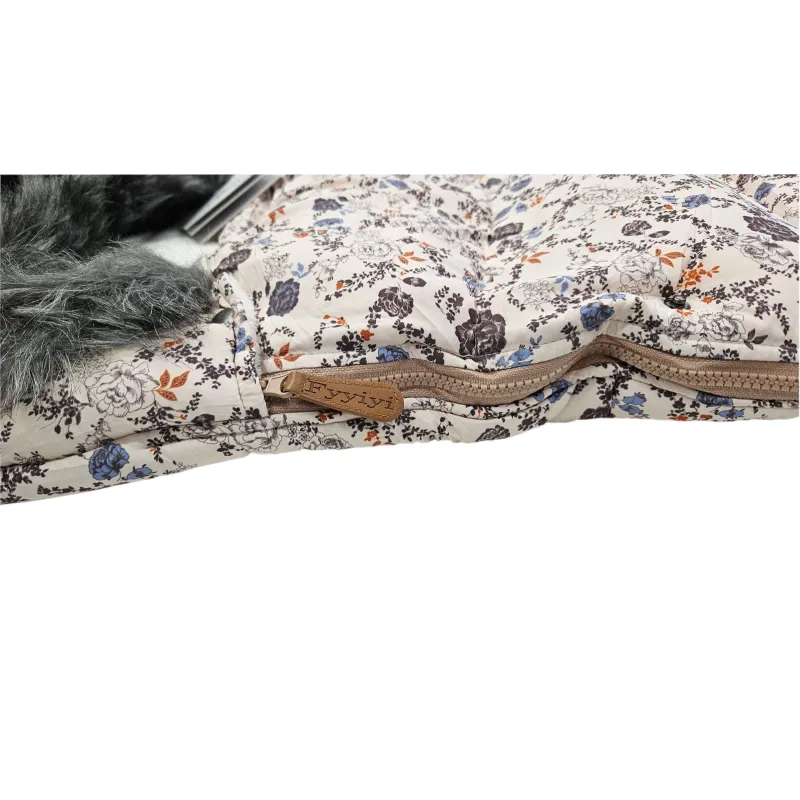 Warm stroller sleeping bag for prams with fur Extralink