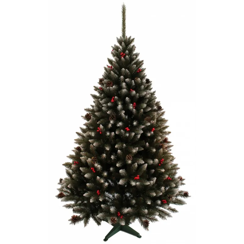 Jedle s jeřabinou Extralink, 150cm, se stojanem