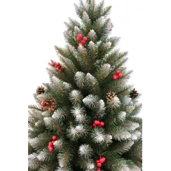 Jedle s jeřabinou Extralink, 150cm, se stojanem