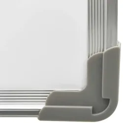 Pizarra magnética borrable en seco blanca 60 x 90 cm + accesorios