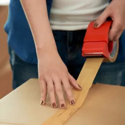 Extralink Packing Tape, Strong Adhesive, High Quality, Durable Brown, 48x60m