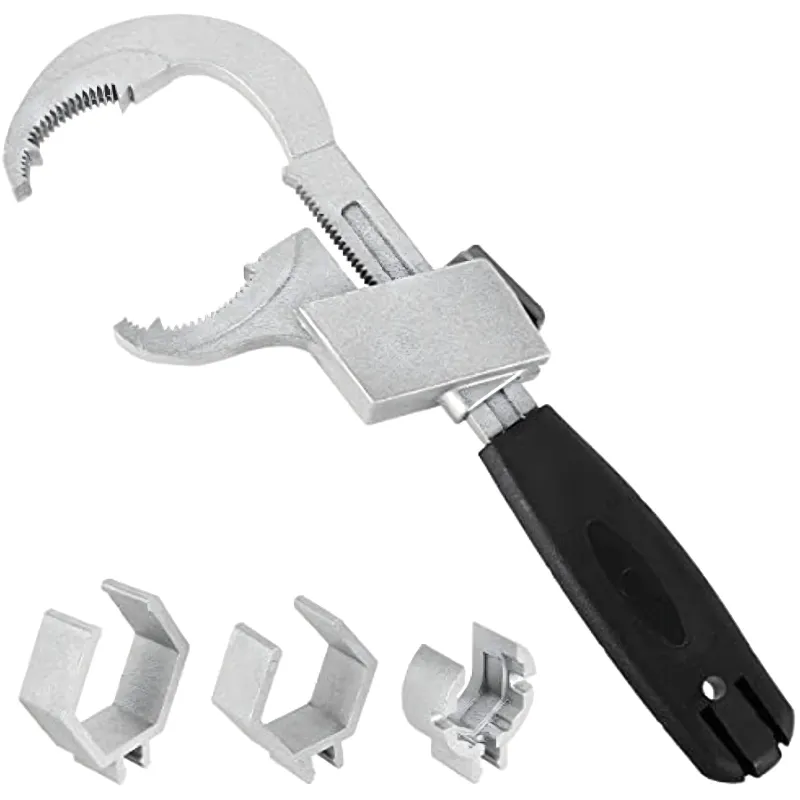 Llave Ajustable Universal Extralink, Doble Cara para Lavabo de Bano, Grifo y Tuberías de Fontanería