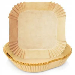 Extralink Silikon-Einleger für Heißluftfritteuse, 21x21cm, 100 Stk.