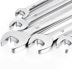 Extralink Gabel- und Ringschlüsselset, 12-teilig, Flach- und Ringschlüssel Etui 8-24 mm