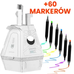 Juego de Marcadores de 60 Piezas + Juguete Cápsula de Rescate Extralink