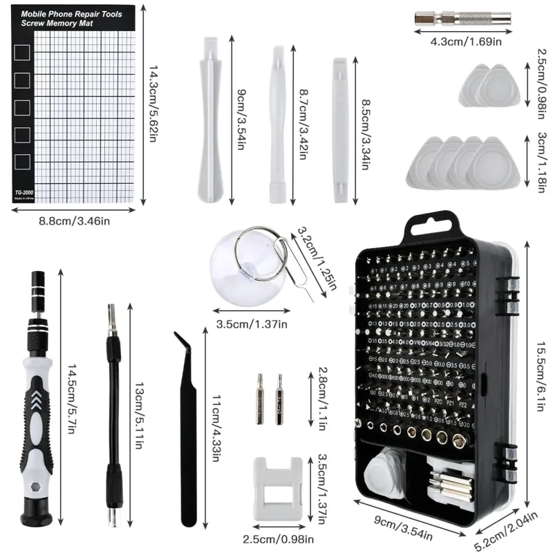 Juego de destornilladores de precisión Extralink, destornilladores Torx 120 en 1