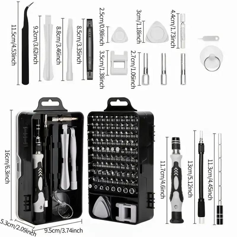 Extralink Präzisionsschraubendreher Set, Torx Schraubendreher 115 in 1
