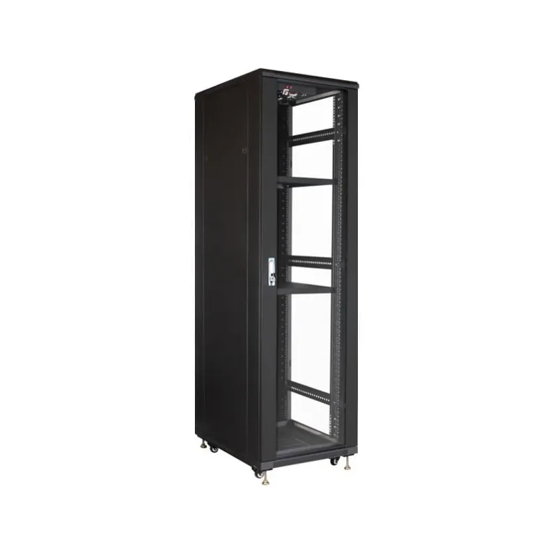 Getfort 42U 600x1000 | Szafa rack | stojąca, 2 półki, 4 wentylatory