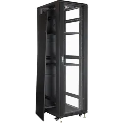 Getfort 42U 600x1000 | Racková skříň | stojící , 2 pĂłĹ‚ki, 4 ventilátory
