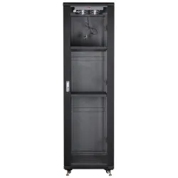 GETFORT 42U 600X1000 RACKMOUNT CABINET 2 SHELFS WITH PANEL 4 FANS