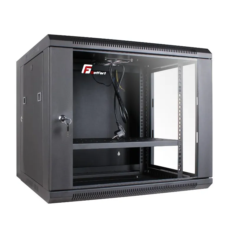 Getfort 9U 600x550 | Racková skříň | montovaná na stěně, dvousekční