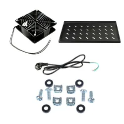 Getfort 9U 600x550 | Racková skříň | montovaná na stěně, dvousekční