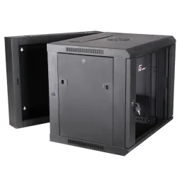 Getfort 9U 600x550 | Racková skříň | montovaná na stěně, dvousekční