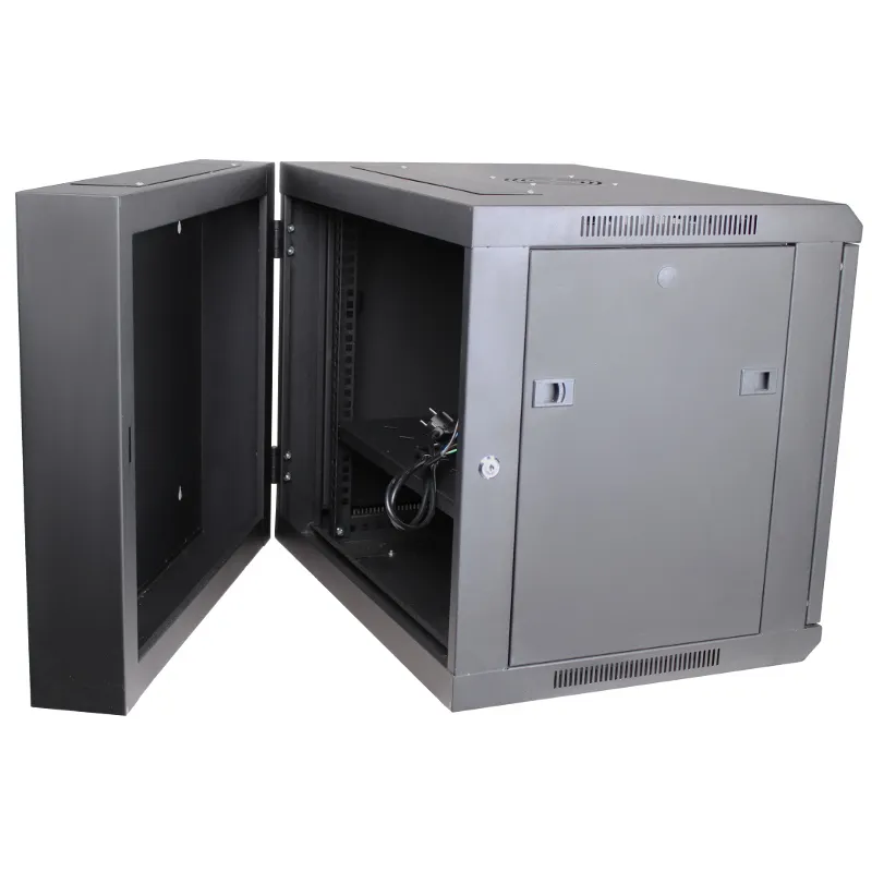 GETFORT 9U 600X550 WALL-MOUNTED TWO-SECTION RACKMOUNT CABINET