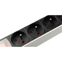 Getfort LGF-06-Z | Regleta | 6 enchufes, interruptor