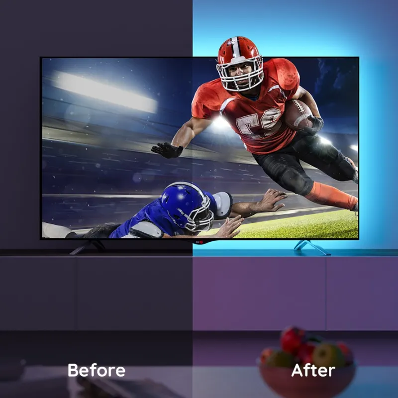 Govee H6179 TV backlight | LED-Streifen | für 46-60 Zoll Fernseher, Bluetooth, RGB