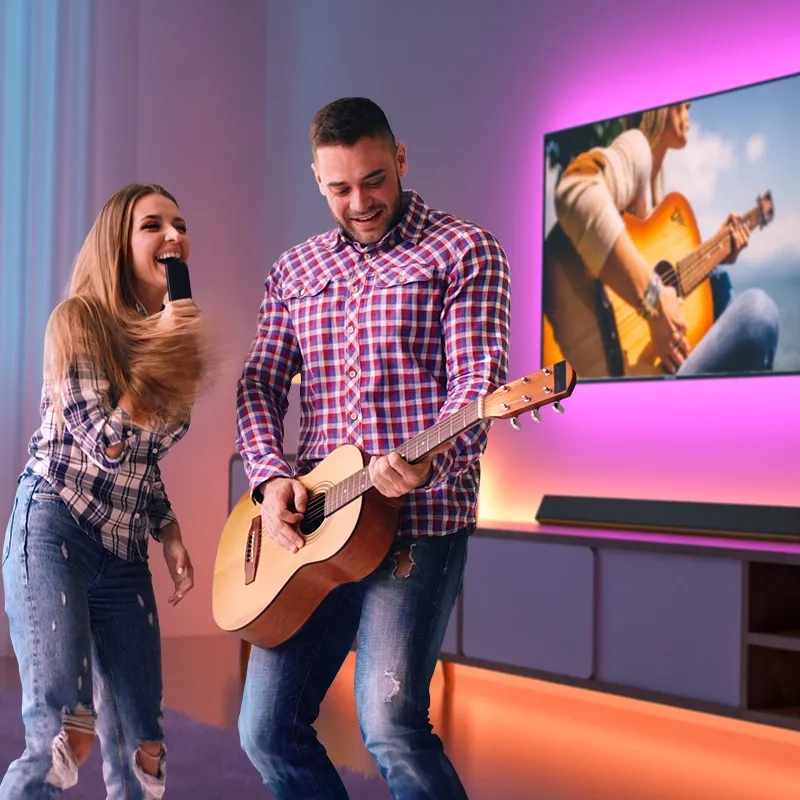 Govee H6179 TV backlight | LED Strip | for 46-60 inch TVs, Bluetooth, RGB