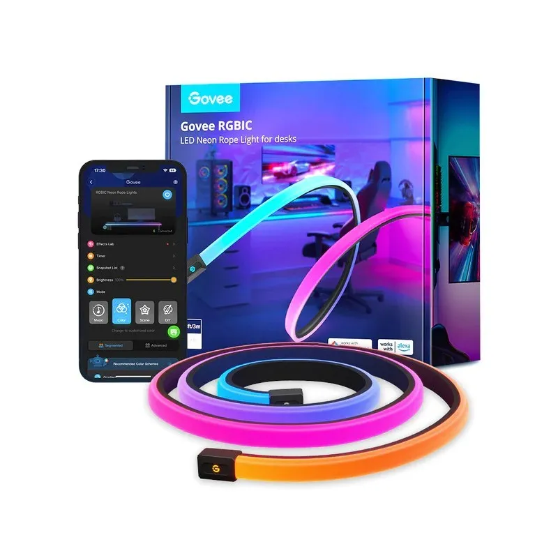 Govee H61C3 Neon Gaming Table Light | LED Table Light | RGBIC