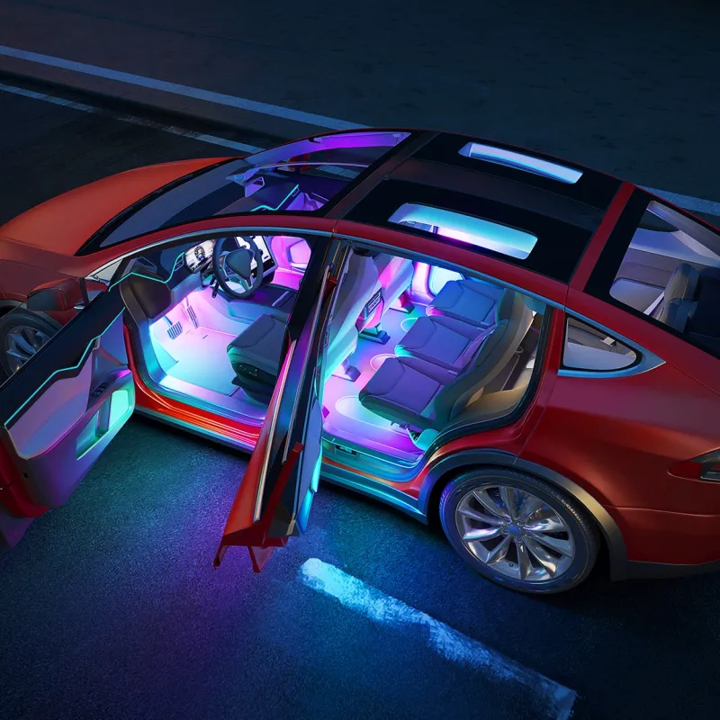 Govee H7090 | Luces interiores del coche | RGBIC